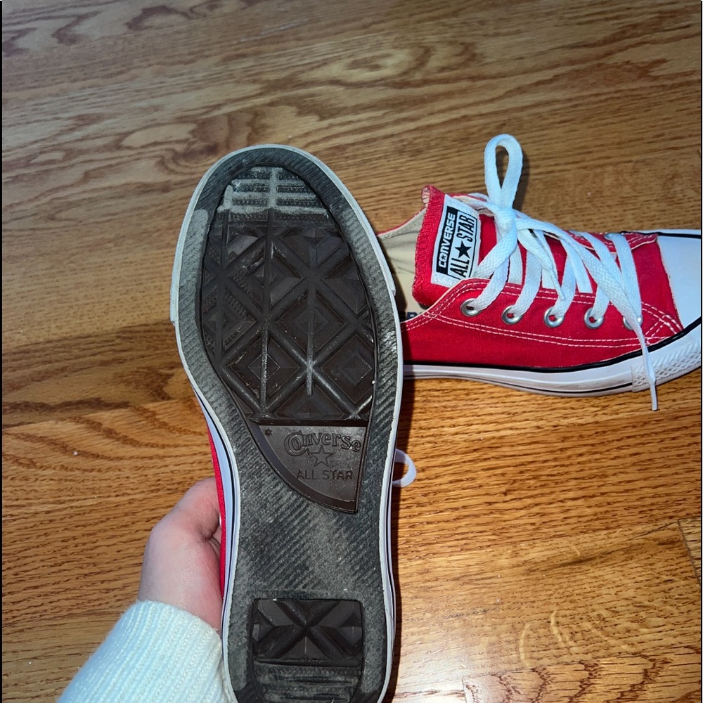 Red Converse - Picture 3 of 4